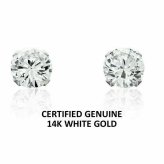 Sparkling Solitaire Studs