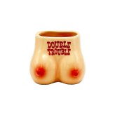 Ceramic Double Trouble Shot Glass