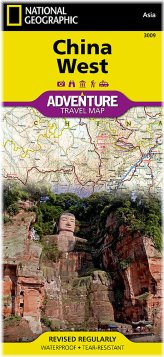 West China Adventure Map by National Geographic