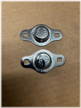 Chrome Pedal Caps for 26" Bicycles