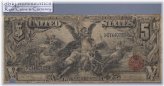 1896 $5 Educational Silver Certificate - Fr 269 - AG/G - About Good to Good
