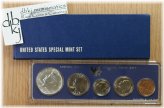 1966 United States Mint Collection - Authentic 5-Coin Set