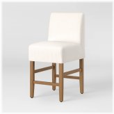 Cream Mirage Slipcover Stool