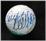 Sketch-Autographed Titleist Golf Ball by Duffy Waldorf with JSA Authentication