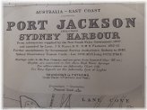 Sydney Harbour Antique Navigation Chart