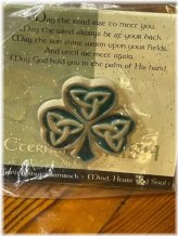 Eternally Irish Shamrock Pin by Enesco