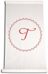 Terra Cotta Initial Aisle Runner