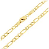Golden Figaro Link Chain Necklace