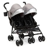 Jeep PowerGlyde Side-by-Side Double Stroller - Gray