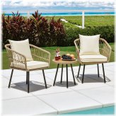 Rattan Wicker Conversation Set