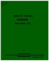 Sewing Machine Repair and Maintenance Guide for Singer Featherweight 221