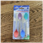Soft Bite Stainless Baby Spoons