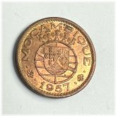 Portuguese Mozambique Colonial 50 Centavos Coin