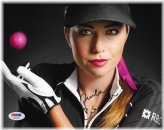 Paula Creamer Signed 8x10 Autographed PSA/DNA COA