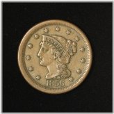 Braided Hair Large Cent - 1856 Edition