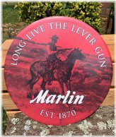 Marlin Firearms Heritage Metal Sign