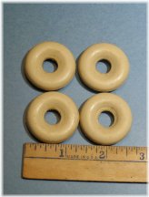 Retro Rubber Wheel Set for Vintage Cast Iron Toys