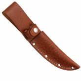 Basketweave Leather Knife Sheath