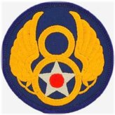 8th Air Force Embroidered Shoulder Patch