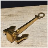 Antique Brass Danforth Anchor Paperweight