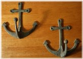 Tropical Anchor Beach Towel Hook Home Decor Set