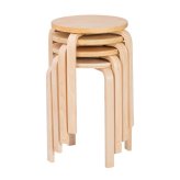 Bentwood Stools Light Brown Set