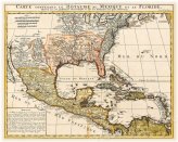 Florida and Mexico in 1719: A Vintage Wall Map