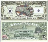 Massachusetts State Collection of 500 Patriotic Paper Souvenirs