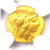 Alexander's Gold Quarter Stater Coin