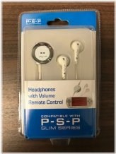 Silver Tone Earbuds with Volume Control