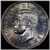 Canadian Silver Dollar - 1949 Gem Uncirculated