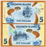 Solomon Islands $5 Polymer Banknote, ND (2019), UNC