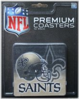 Big Easy Touchdown Coasters - Set of 10 NFL Licensed Sports Coasters