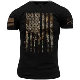 Realtree Edge Rifle Flag Tee - Black