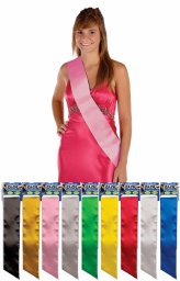 Customizable Satin Sashes for Any Occasion