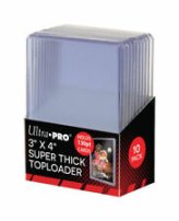 Ultra Pro Super Thick Toploaders - 3"x4" 130pt - Pack of 10