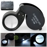 Crystal Clear Jewelers' Magnifying Glass with LED Light