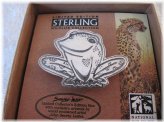 Happy Frog Sterling Limited Edition Brooch