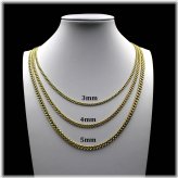 Golden Miami Chain Necklace Collection