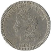 Silver Liberty Head Bryan Dollar Collectible