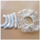 Clear Disposable Shower Hair Cap Protectors