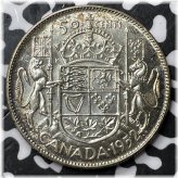 Vintage Canadian Silver Half Dollar