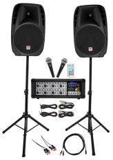 Rockville ProVoice Dual 15" Karaoke Entertainment System
