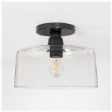 Midnight Glass Flushmount Light