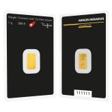 Pure Gold Assurance: 1g Argor Heraeus Gold Bar in Assay