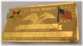 Social Security Metal Card Tag by Perma Products