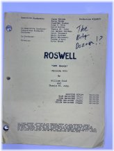 Roswell 1999 TV Shooting Script S1 Ep6 '285 South' by William Sind