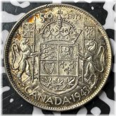 Canadian Silver Half Dollar - 1943 Edition