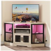 Corner Glow TV Console