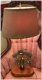 Nautical Brass Sextant Table Lamp